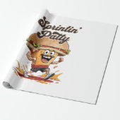 De Rennie Cheeseburger Cadeaupapier (Uitgerold)