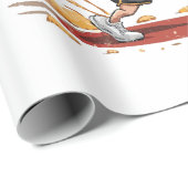 De Rennie Cheeseburger Cadeaupapier (Rol Hoek)