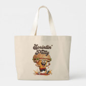 De Rennie Cheeseburger Grote Tote Bag (Achterkant)