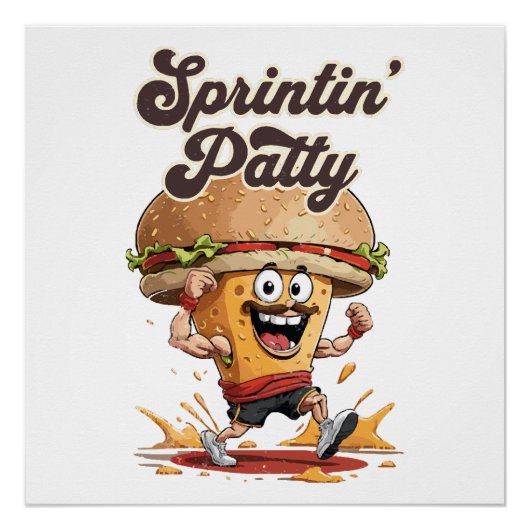 De Rennie Cheeseburger Perfect Poster (Voorkant)