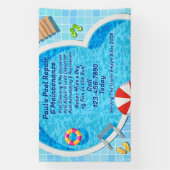 De reparatieservice voor poolonderhoud aanpassen spandoek (Verticaal)