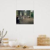 De repetitie, 1873-1878 Edgar Degas Poster (Keuken)