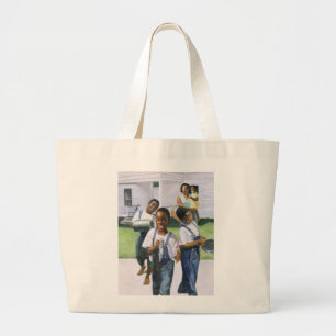 De repetitie 2000 grote tote bag