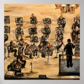 "De repetitie" in acryl Poster (Voorkant)