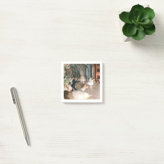 De repetitie op het podium (1874) Edgar degas Post-it® Notes (Kantoor)