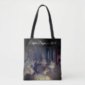 De repetitie op het podium, door Degas: Tote Bag (Voorkant)