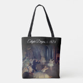 De repetitie op het podium, door Degas: Tote Bag (Achterkant)