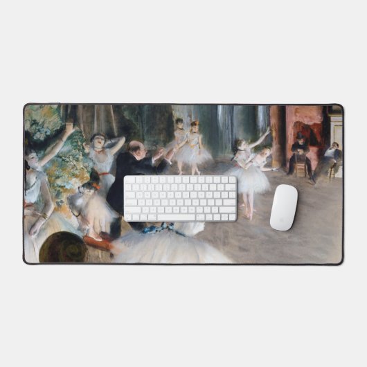 De repetitie op het podium, Edgar Degas Bureaumat (Keyboard & Muis)