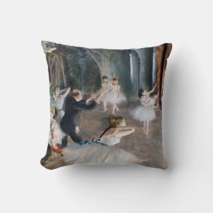 De repetitie op het podium, Edgar Degas Kussen