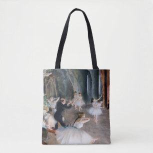 De repetitie op het podium, Edgar Degas Tote Bag