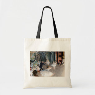 De repetitie op het podium, Edgar Degas Tote Bag