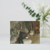 De repetitie van de Ballet in het stadium | Edgar  Briefkaart (Staand voorkant)