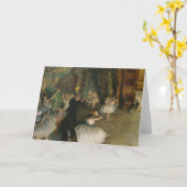 De repetitie van de Ballet in het stadium | Edgar  Kaart (Gele Bloem)