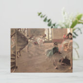 De repetitie van Edgar Degas,  balletkunst (Staand voorkant)