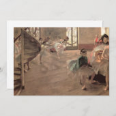 De repetitie van Edgar Degas,  balletkunst (Voorkant / Achterkant)