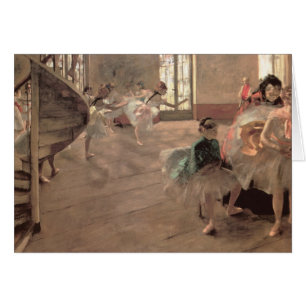 De repetitie van Edgar Degas, balletkunst