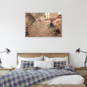 De repetitie van Edgar Degas,  balletkunst Canvas Afdruk (Insitu (Slaapkamer))