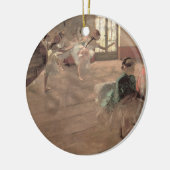 De repetitie van Edgar Degas,  balletkunst Keramisch Ornament (Links)