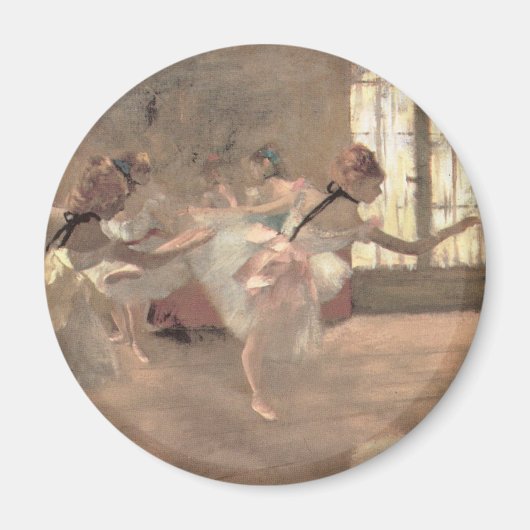 De repetitie van Edgar Degas,  balletkunst Magneet (Voorkant)