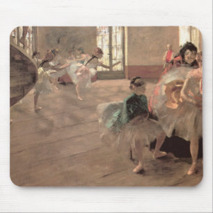 De repetitie van Edgar Degas,  balletkunst Muismat