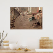 De repetitie van Edgar Degas,  balletkunst Poster (Keuken)