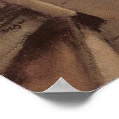 De repetitie van Edgar Degas,  balletkunst Poster (Hoek)