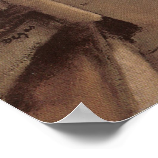 De repetitie van Edgar Degas,  balletkunst Poster (Hoek)