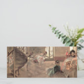 De repetitie van Edgar Degas, Vintage balletkunst (Staand voorkant)