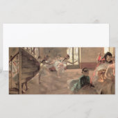 De repetitie van Edgar Degas, Vintage balletkunst (Voorkant / Achterkant)