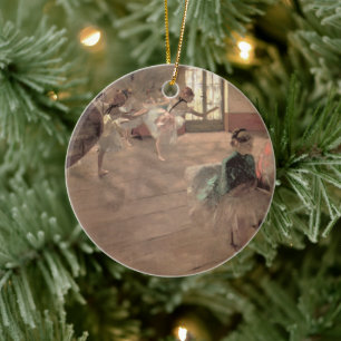 De repetitie van Edgar Degas, Vintage balletkunst Keramisch Ornament
