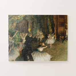 De repetitie van het ballet op het podium, Degas A Legpuzzel