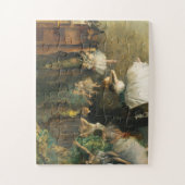 De repetitie van het ballet op het podium, Degas A Legpuzzel (Verticaal)