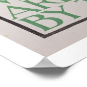 De reproductie van een poster adverteren "wanneer  (Hoek)