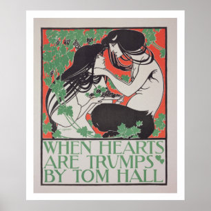 De reproductie van een poster adverteren "wanneer 