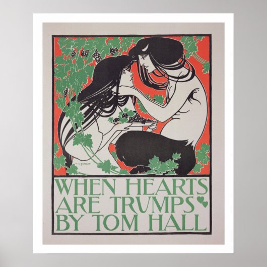 De reproductie van een poster adverteren "wanneer  (Voorkant)