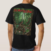 De reptielenstam "geschilde Python" T-shirt (Achterkant)