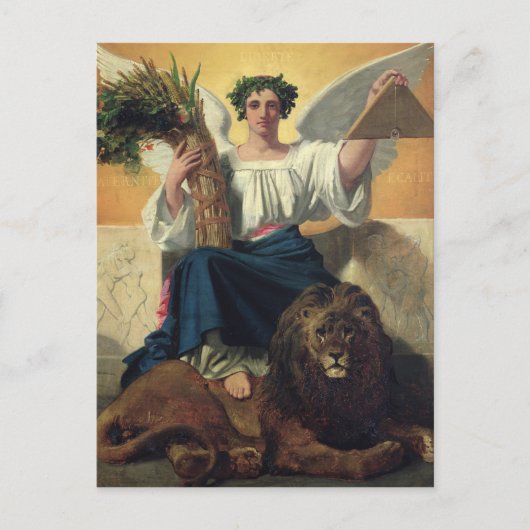 De Republiek, 1848 Briefkaart (Voorkant)