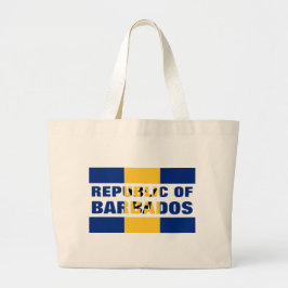 DE REPUBLIEK BARBADOS GROTE TOTE BAG