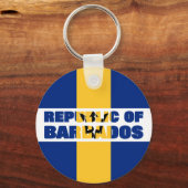 DE REPUBLIEK BARBADOS SLEUTELHANGER (Voorkant)