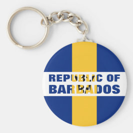 DE REPUBLIEK BARBADOS SLEUTELHANGER