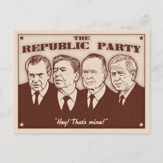 De Republiek Briefkaart (Voorkant)