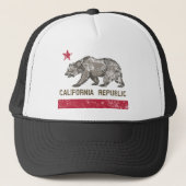 de republiek californië , in nood trucker pet (Voorkant)