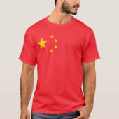 de republiek china vlag t-shirt (Voorkant)
