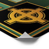 De Republiek Ierland honderdjarig bestaan. Poster (Hoek)