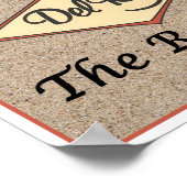 De Republiek Playa op Toes Beach Sand Poster (Hoek)