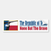 De Republiek Texas (NBTB) Bumpersticker (Voorkant)