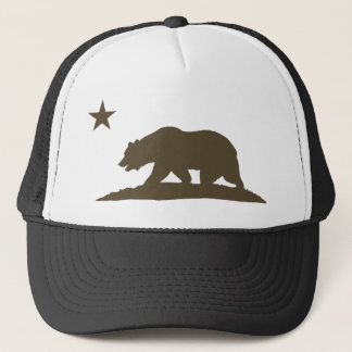 De Republiek van Californië draagt - Bruin Trucker Pet