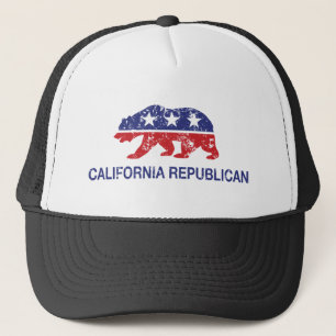 De Republikein van Californië draagt Verontrust Trucker Pet