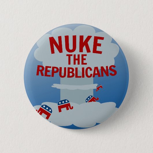 De Republikeinen aantrekken Ronde Button 5,7 Cm (Voorkant)