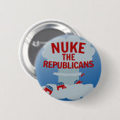 De Republikeinen aantrekken Ronde Button 5,7 Cm (Voorkant /achterkant)